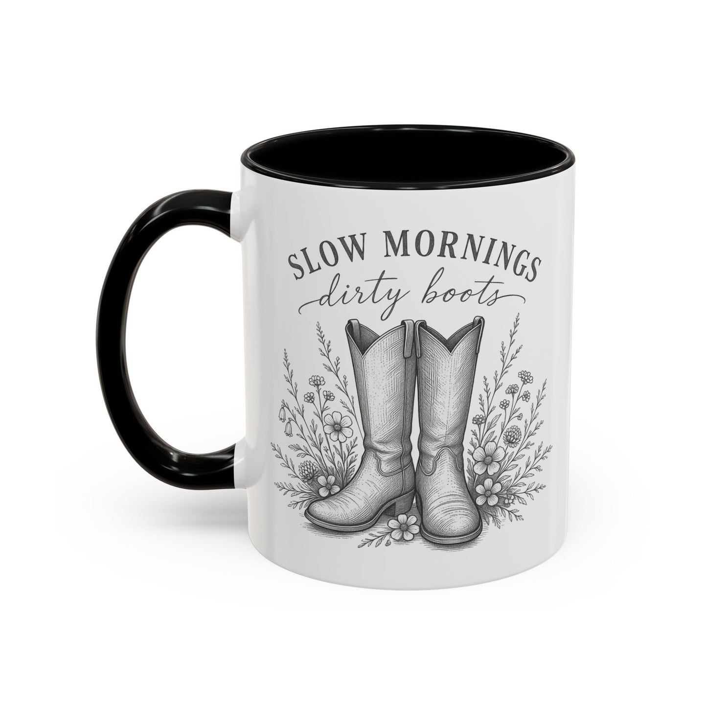 Slow Morning & Dirty Boots Wildflower Coffee Cup
