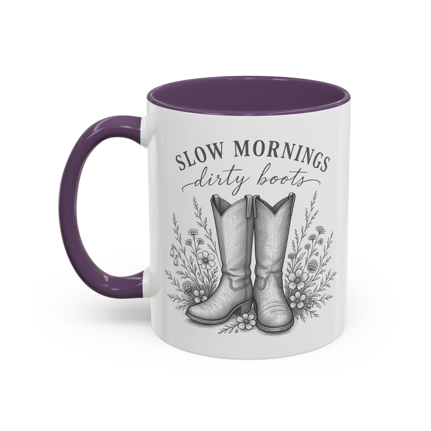 Slow Morning & Dirty Boots Wildflower Coffee Cup