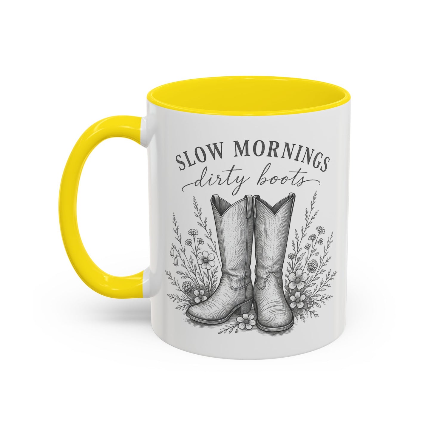 Slow Morning & Dirty Boots Wildflower Coffee Cup